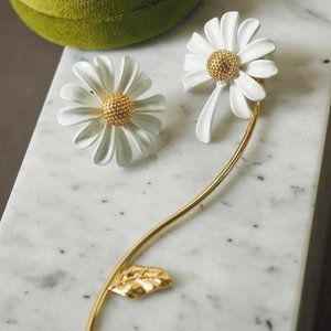 Kate Spade New York flower AB earrings